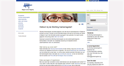 Desktop Screenshot of kankerregister.org